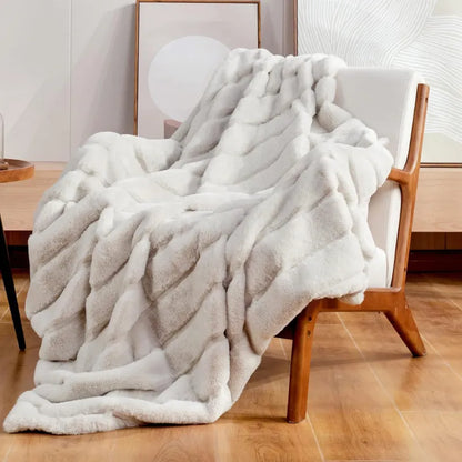 Cozy Bliss Faux Fur Blanket