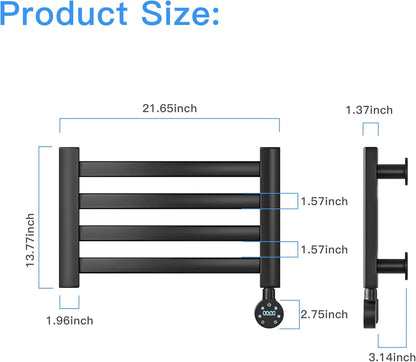 Large Heated Towel Rack