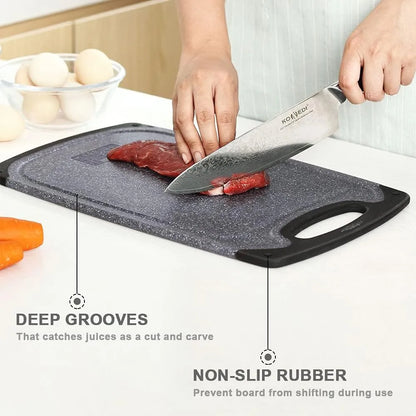 Non-Slip Rubber Cutting Board Set