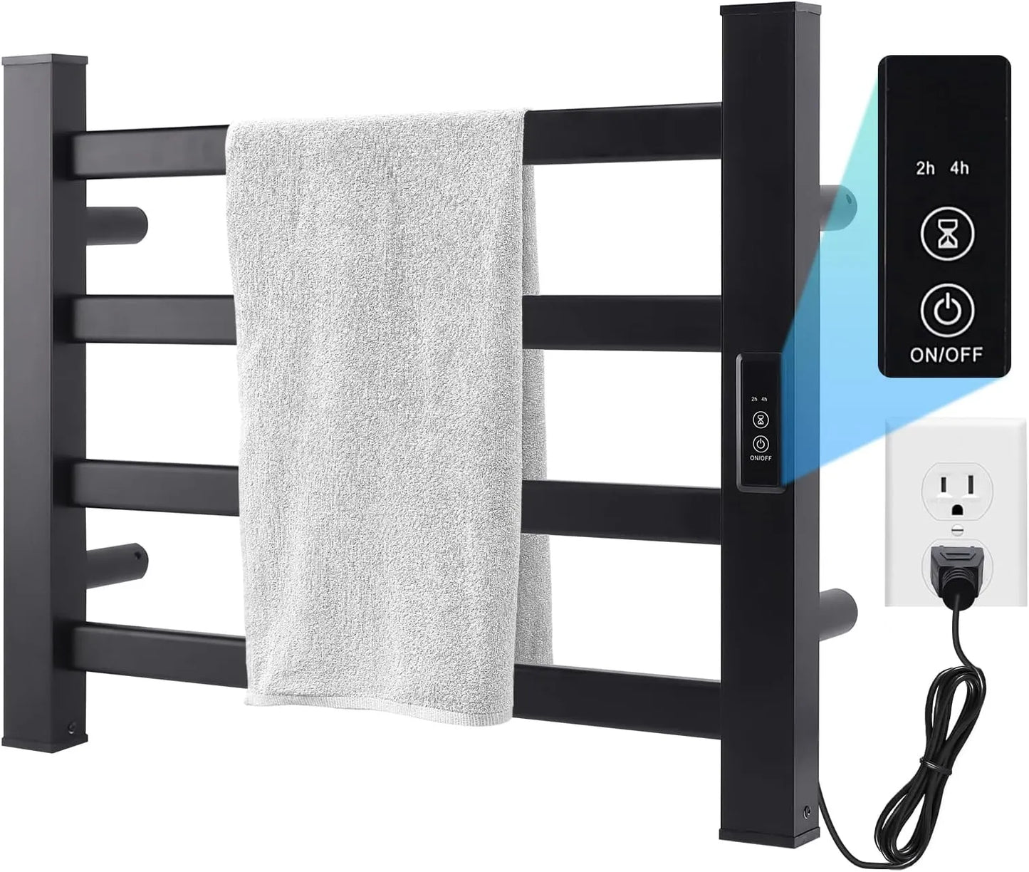 Large Heated Towel Rack