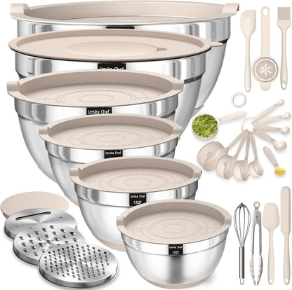 Ultimate Stainless Steel Mixing Bowl Set