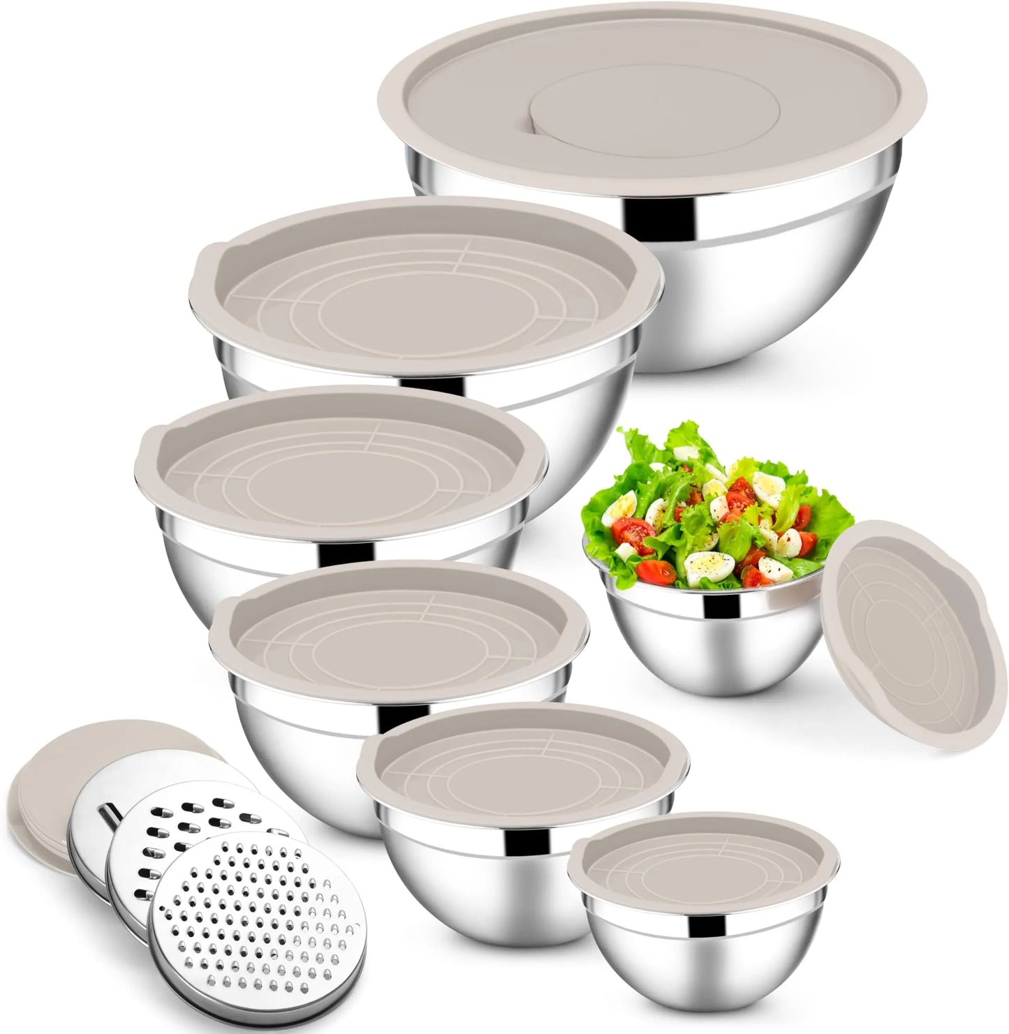 Ultimate Stainless Steel Mixing Bowl Set