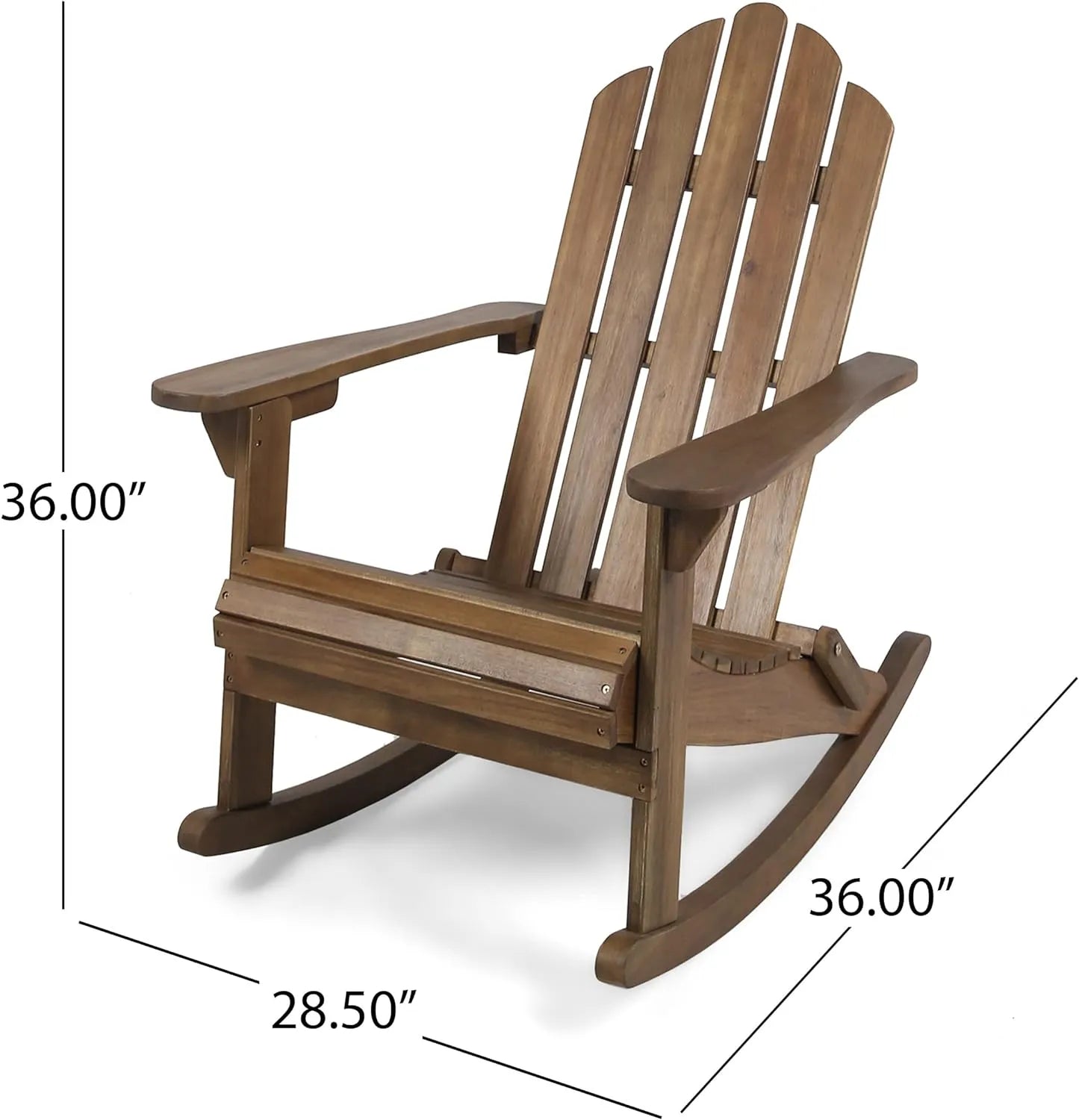 Weather Resistant Adirondack Rocking Chair