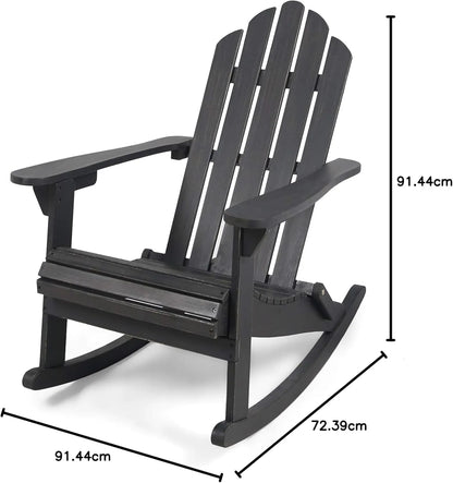 Weather Resistant Adirondack Rocking Chair