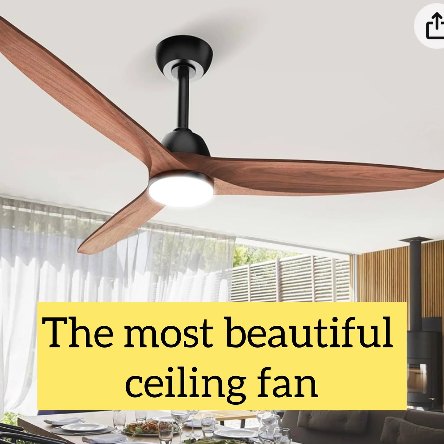 Wooden Ceiling Fan