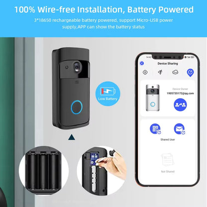 Wireless WiFi Video Doorbell Camera