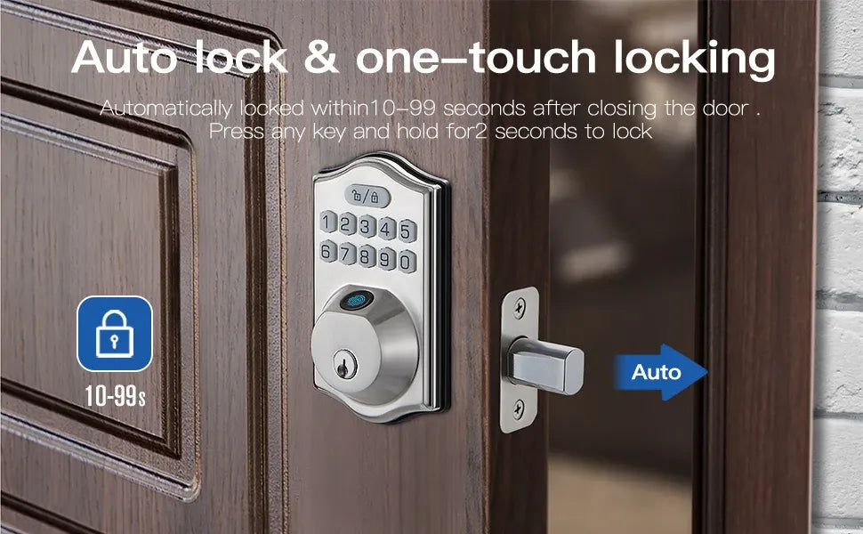 Smart Keypad Deadbolt Lock Product Page