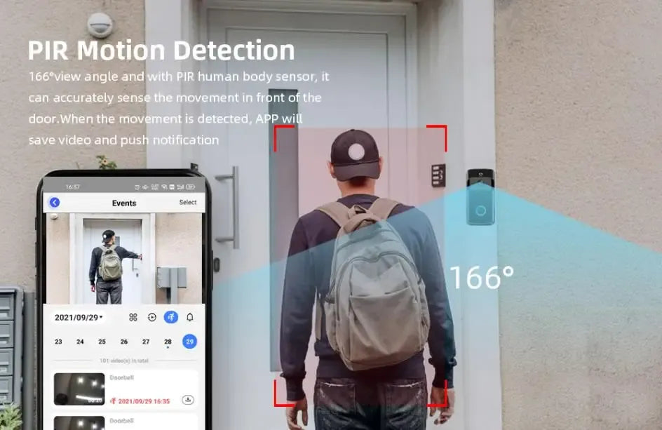 Wireless WiFi Video Doorbell Camera