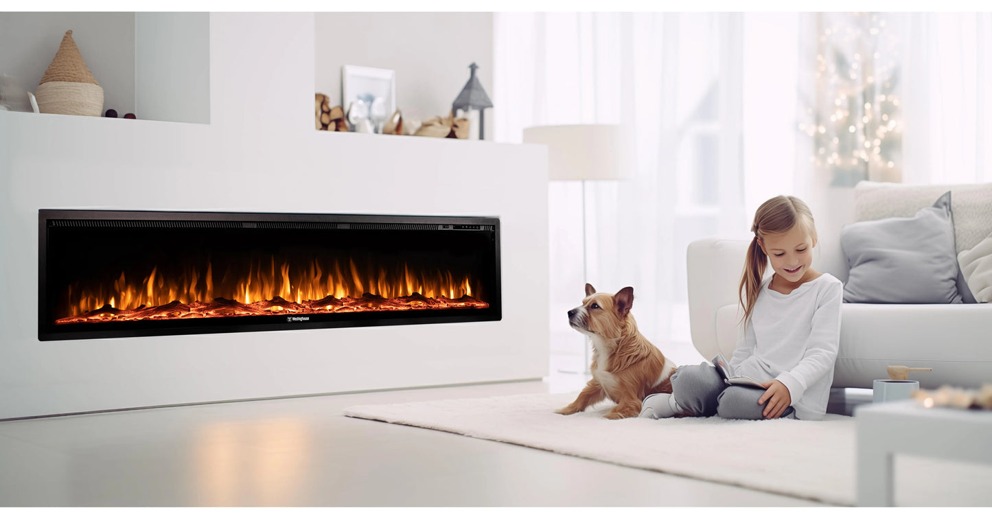 36-Inch Electric Fireplace