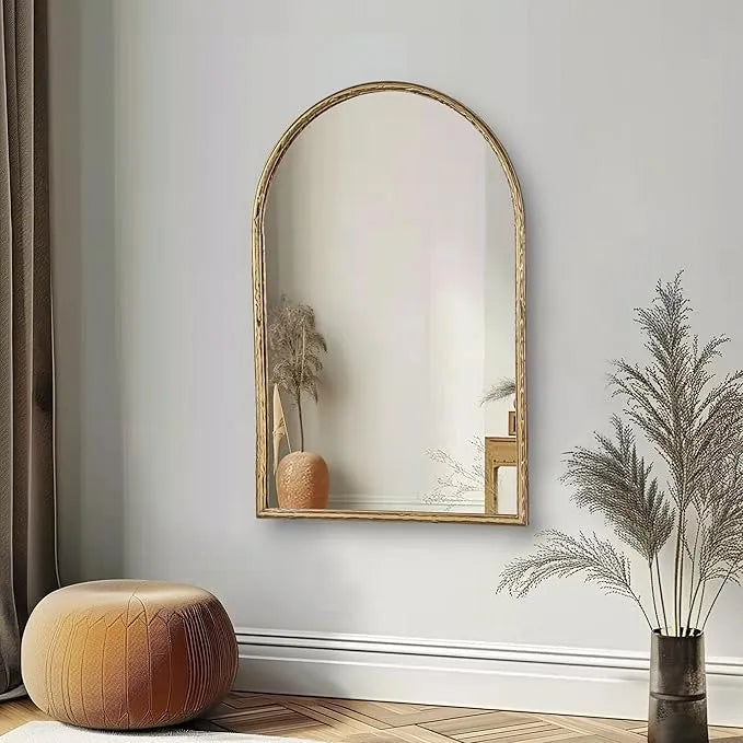 24-Inch Round Ripple Effect Wall Mirror