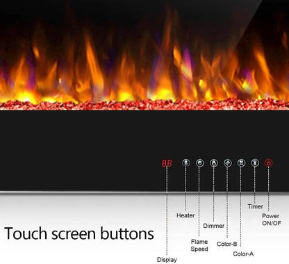 36-Inch Electric Fireplace